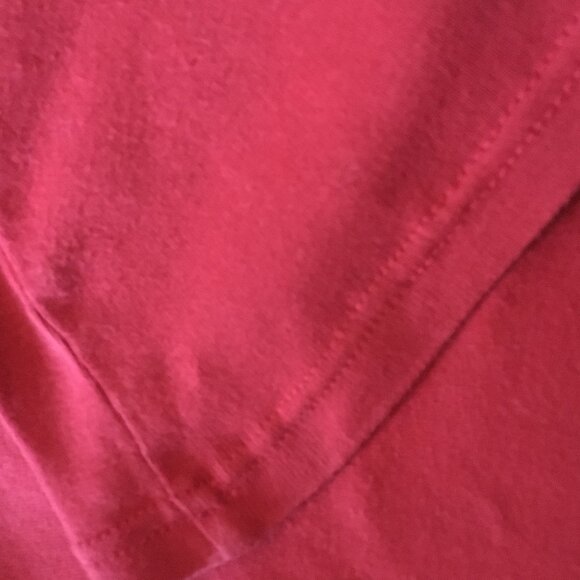 Ralph Lauren Red Eyelet Cotton Tunic Neck Shirt - Picture 16 of 16